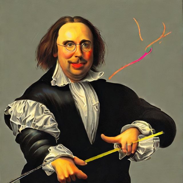 Linus Torvald as Shakespeare by Stable Diffusion
